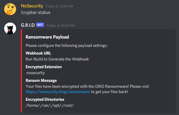 Running a Discord Ransomware Gang - NoSecurity